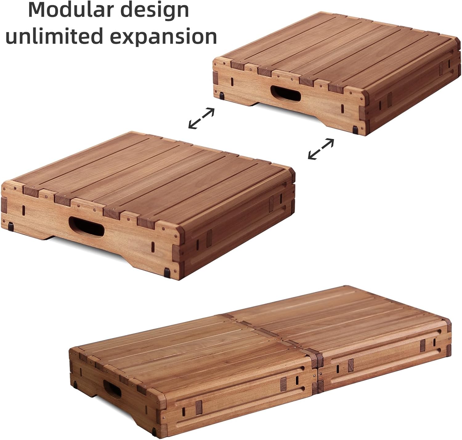 Carbonization Wooden Step Stool N593