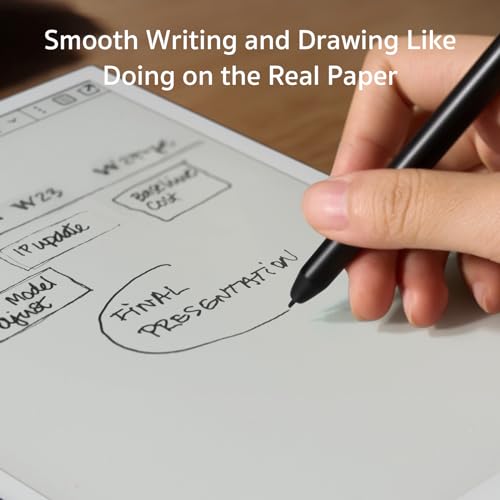 Silver 9.7" E-Ink ePaper Tablet with Stylus and Case X133305