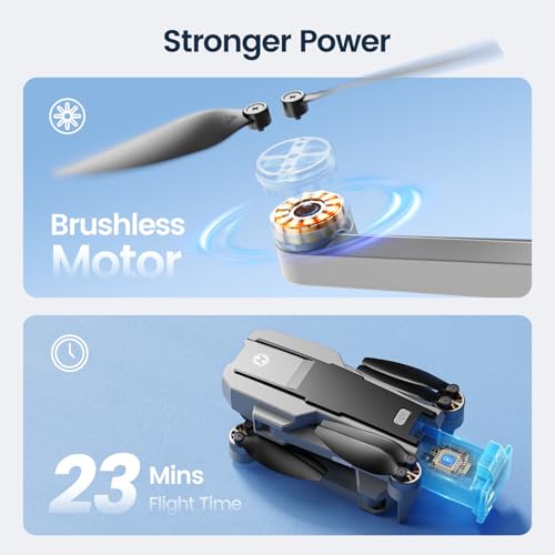 4k Foldable Camera Drone with Brushless Motors Q3969