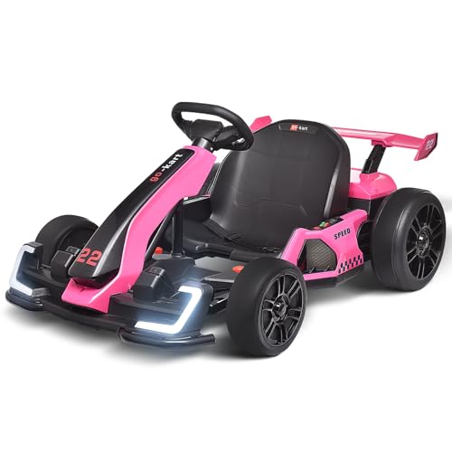 24V Electric Go Kart with 2X150W Motor, 7AH Battery, Green N772296