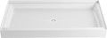 60" x 34" Rectangular Shower Base with Center Drain L938314