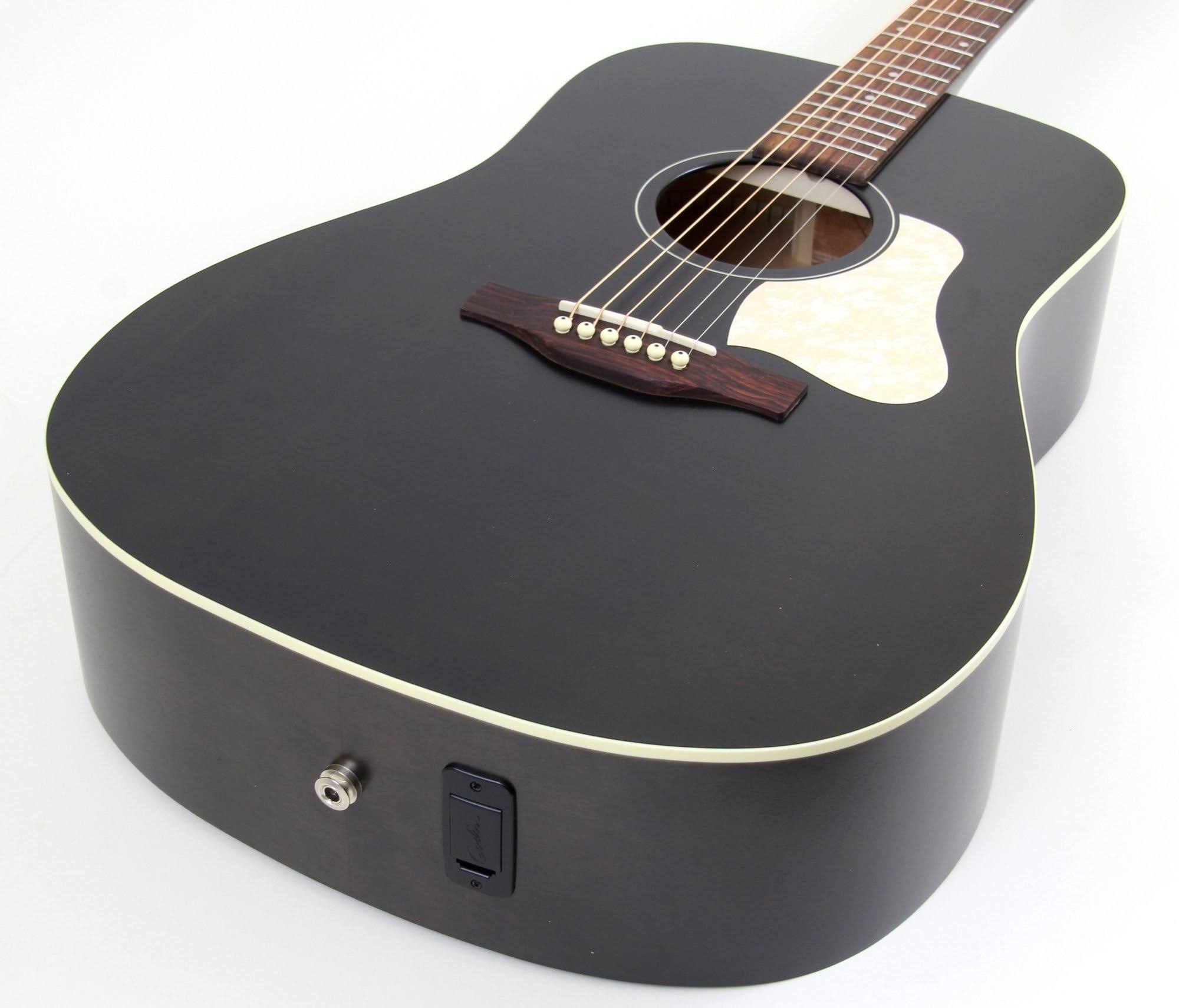 Faded Black Dreadnought Acoustic Electric Guitar H755733