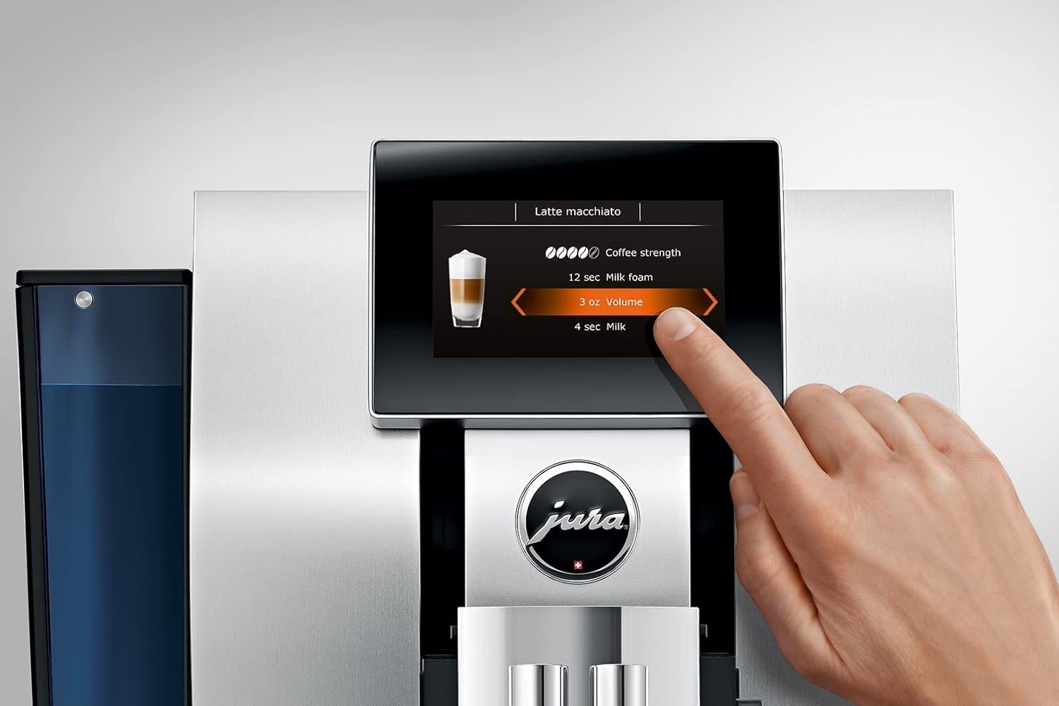 Aluminum Automatic Espresso & Cappuccino Machine with Touch screen C736230