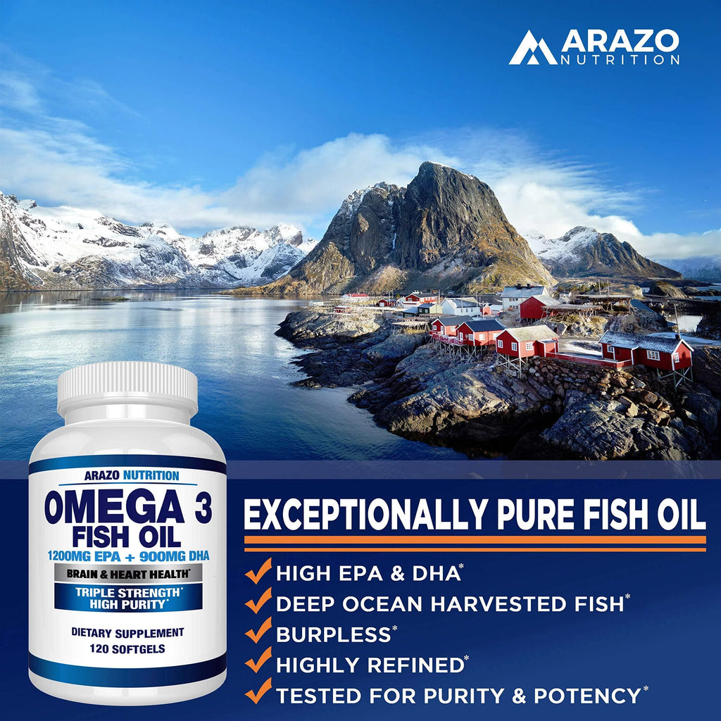 2250mg Omega 3 Fish Oil W54670