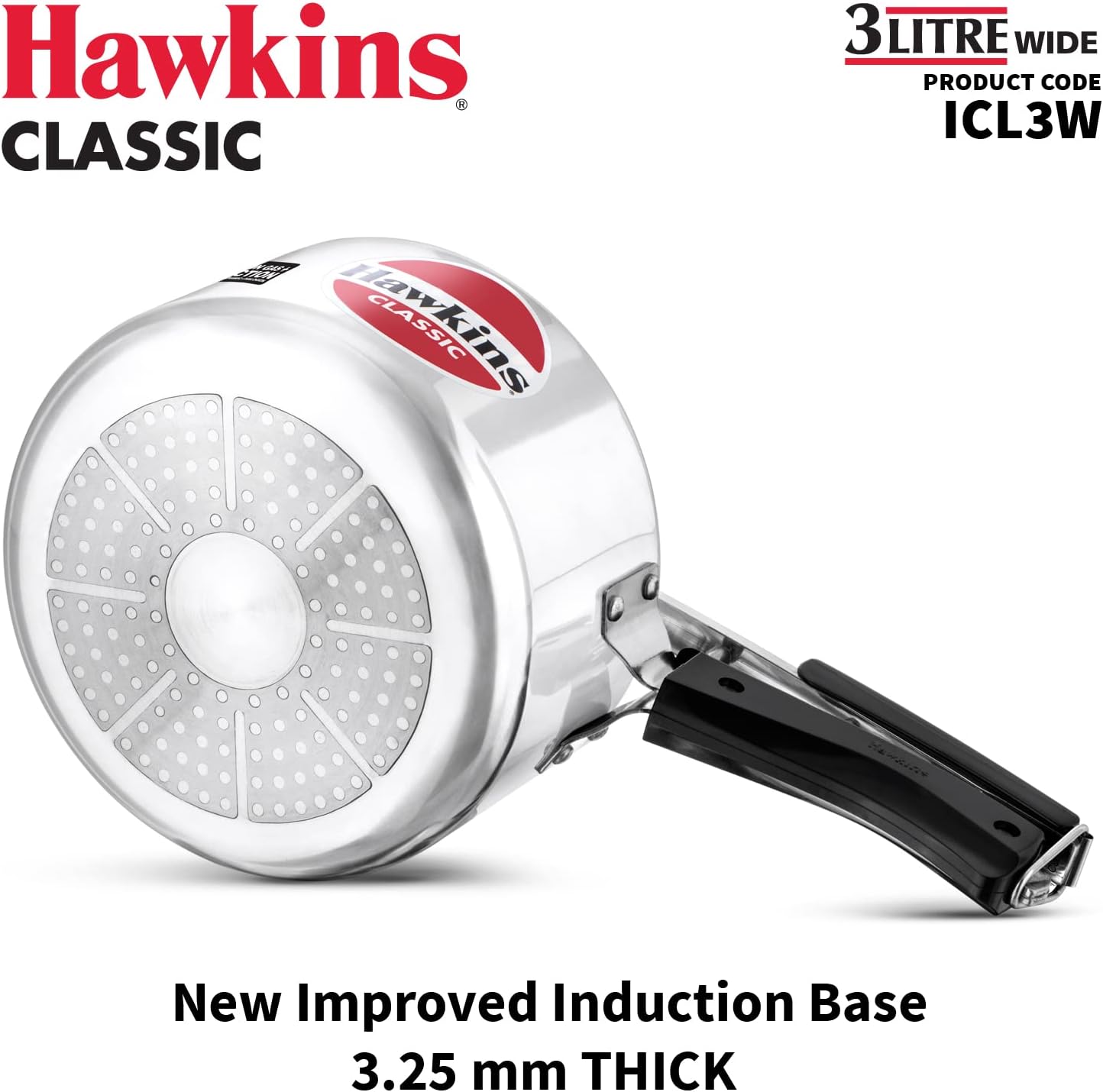 3 liter aluminum pressure cooker H5667