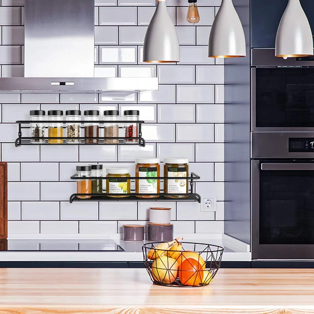 4 Tier Hanging Spice Rack Organizer F163038