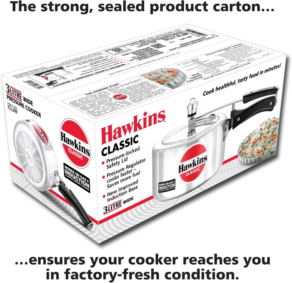 3 liter aluminum pressure cooker H5667