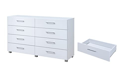 8 Drawer White Dresser I9382