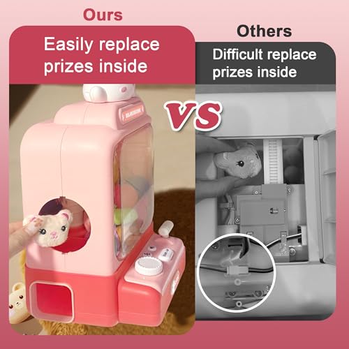 Mini Claw Machine with Music and 10 Plush Toys Z713524