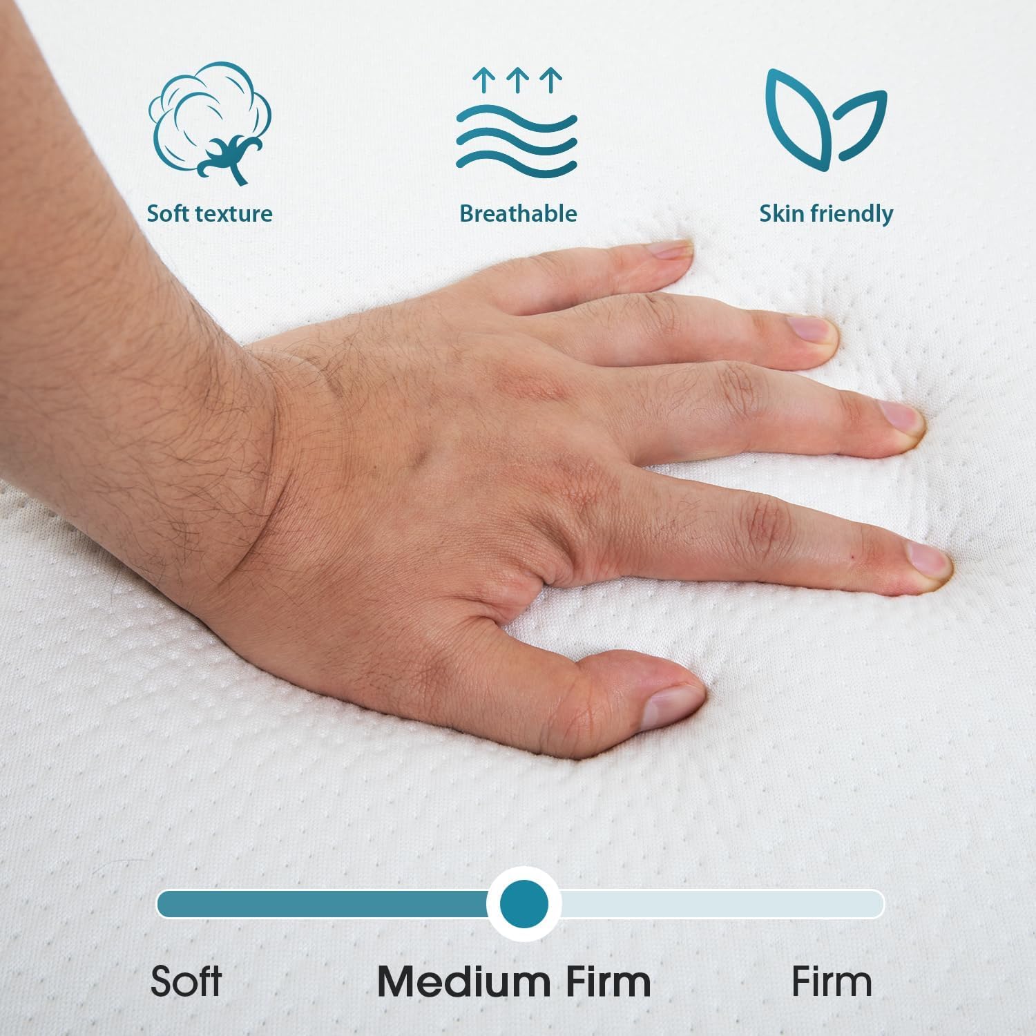 3 Inch Full Trifold Mattress with Washable Cover J6735