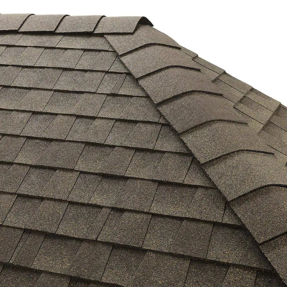 Ridge Cap Shingles 20 Linear ft Weathered Wood B625