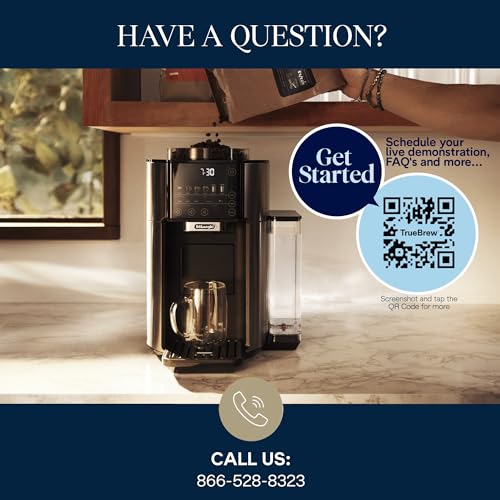 Drip Coffee Maker with Built in Grinder, Single Serve, 8 oz to 24 oz, 40 oz Carafe, Stainless, Silver/Black H720717