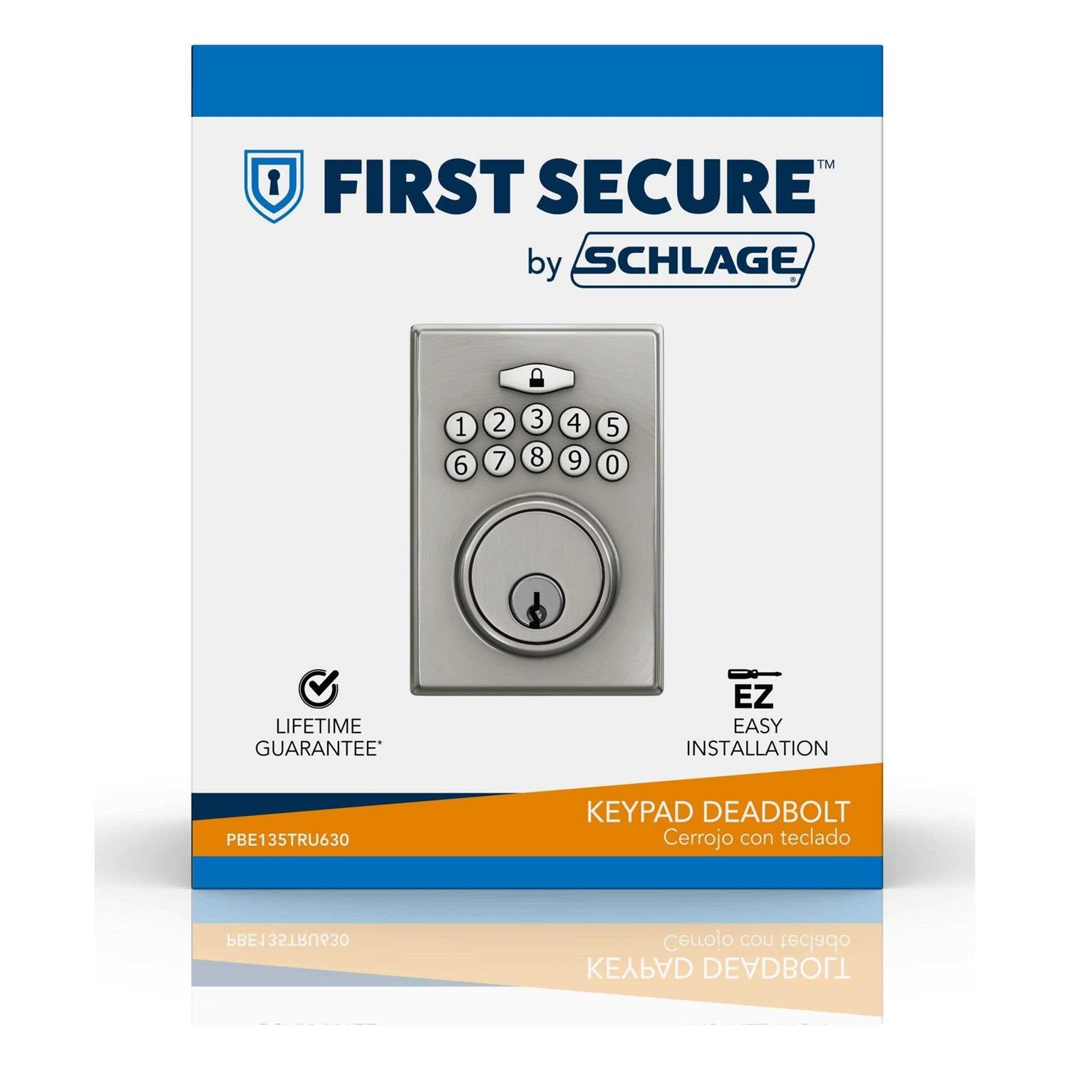 Stainless Steel Electronic Deadbolt Y7658