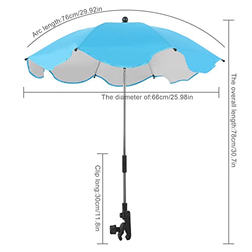 Chair Umbrella with Universal Clamp D875086