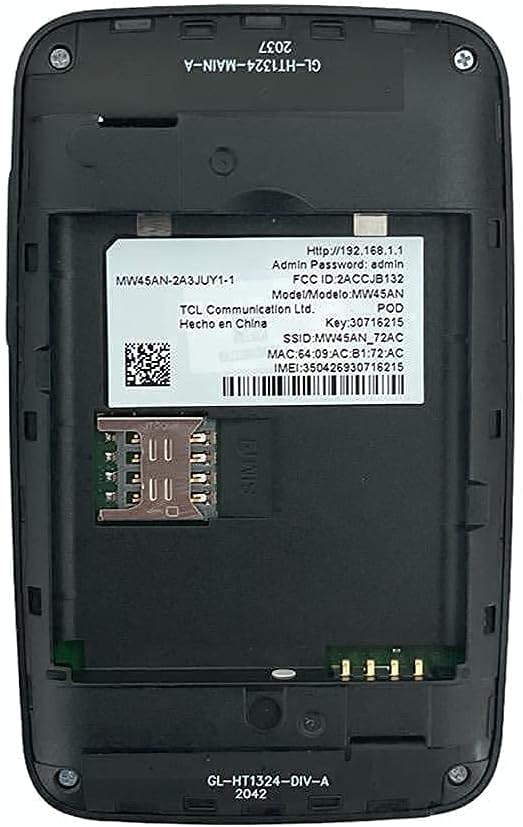 Black 4G LTE Mobile WiFi Hotspot Router B8889