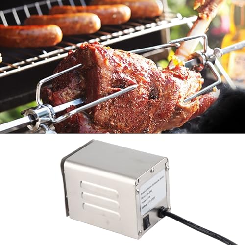 Stainless Steel BBQ Rotisserie Motor Electric Roaster 50-70kgF Torque Capacity US Plug 110V Y180707