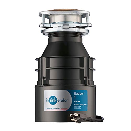 Garbage Disposal with Cord, 1/3 HP Continuous Feed S61579