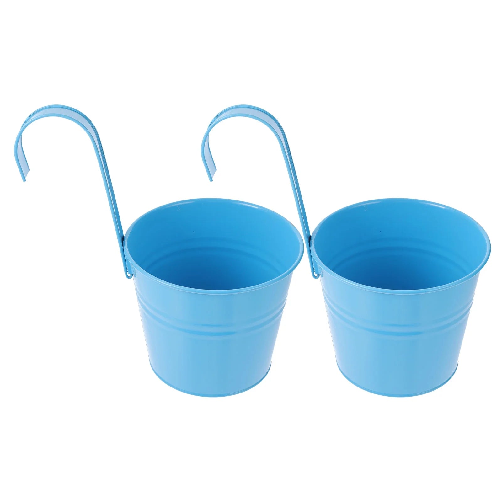 Vintage Hanging Flower Pots Plant Bucket Tinplate Planters X9897