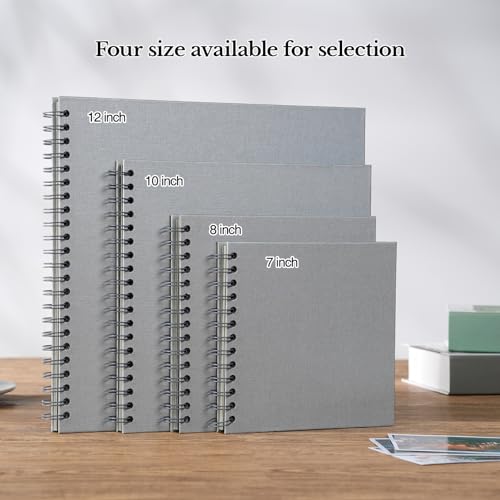 10 x 10 Inch 40 Pages Hardcover Kraft Paper Scrapbook Album X394511