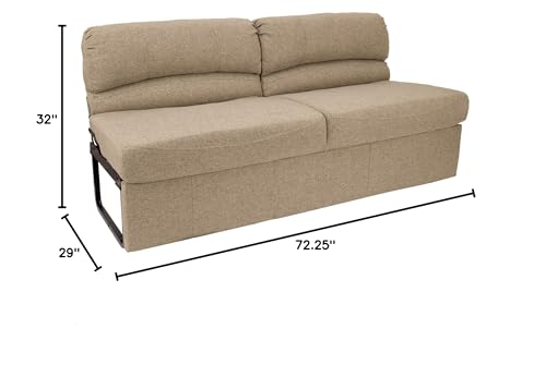 72" Jackknife Sofa Cloth Oatmeal B673522