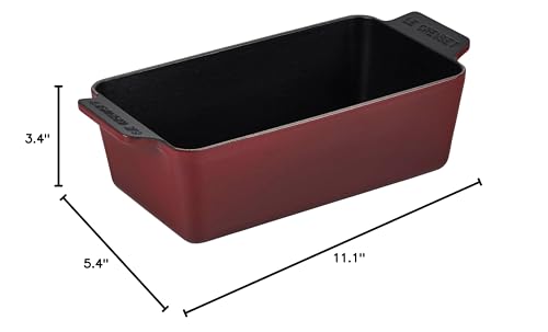 Enameled Cast Iron Loaf Pan, 2qt. J418559