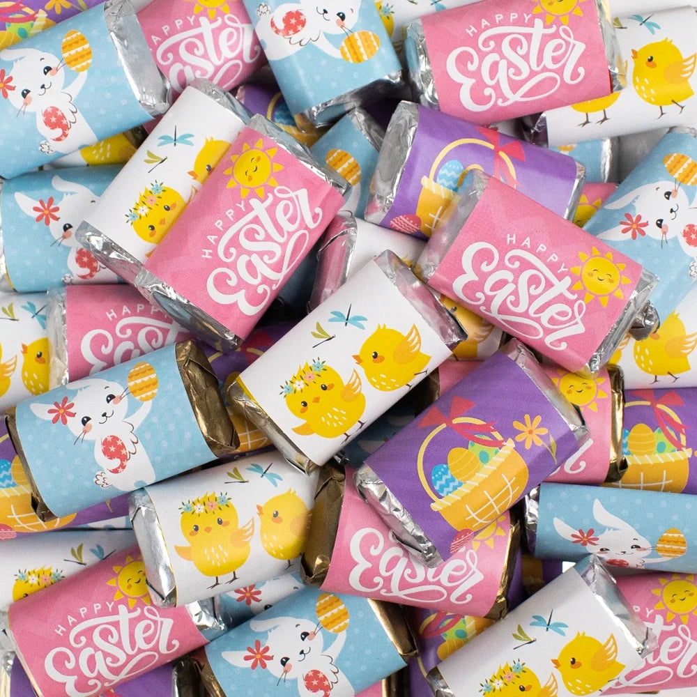 164 Pcs Easter Candy Favors Miniatures Chocolate Y15397