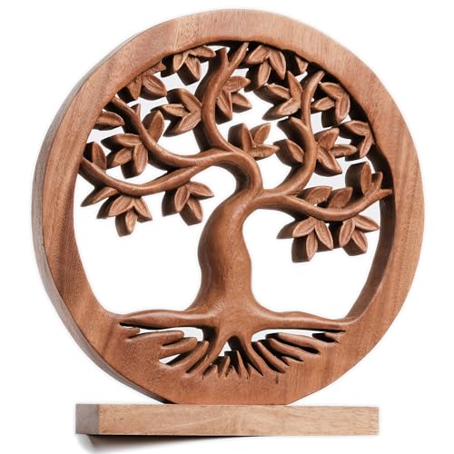 Solid Wood Tree of Life Sculpture Y52842