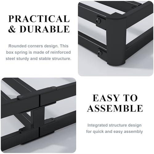 4 Inch Full Size Metal Box Spring I38440