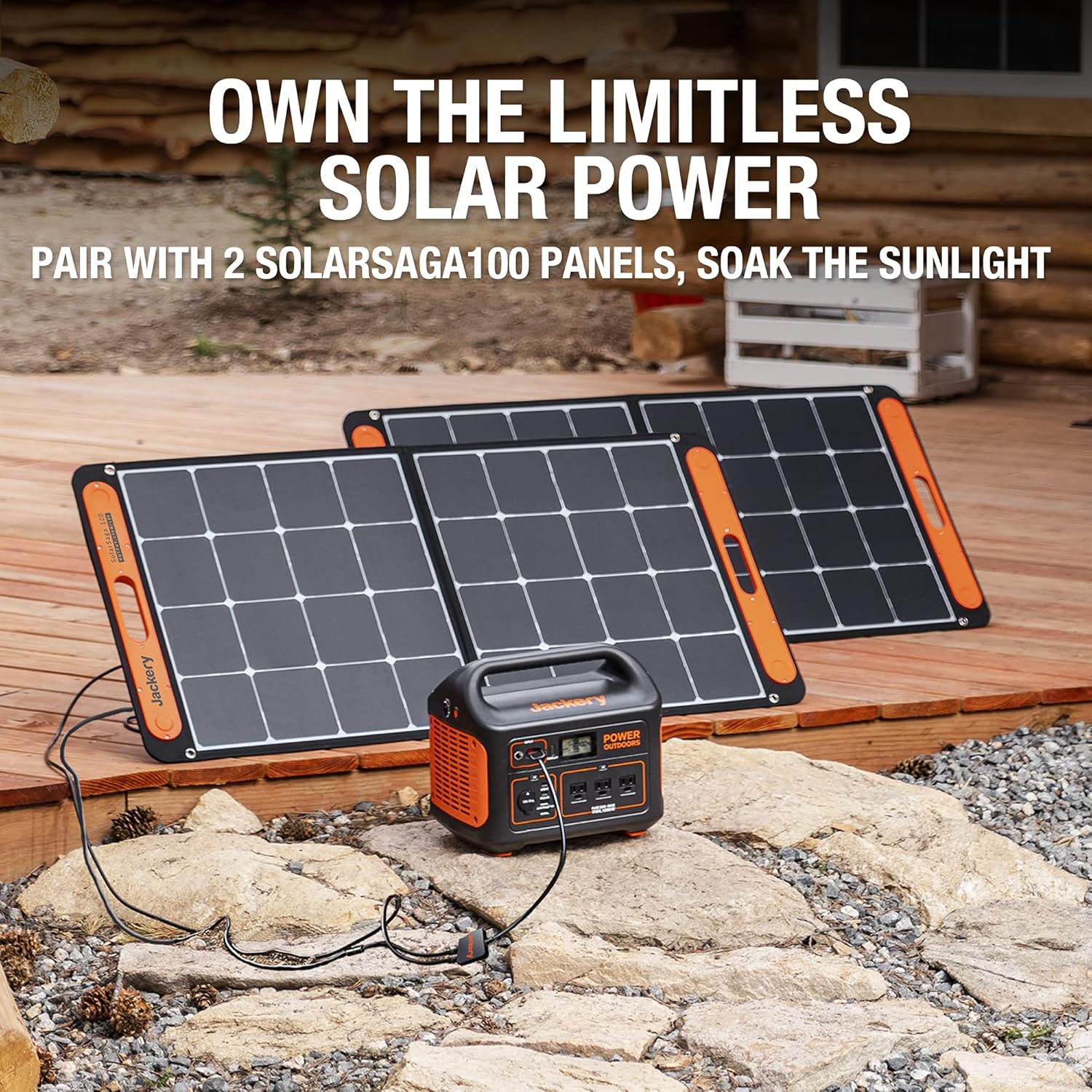 1002Wh Portable Power Station with AC Outlets J91197