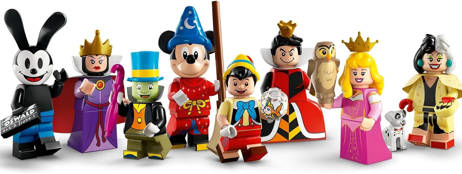 Disney 100 6 Pack Minifigure Set 46 Pieces Q69699