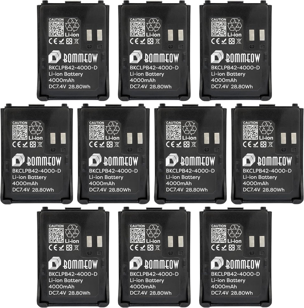 7.4V 4000mAh Li-ion Replacement Battery Pack of 2 S43371