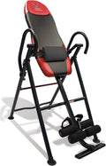 Red Heavy Duty Inversion Table with Adjustable Head Rest & Lumbar Support Pad Y474
