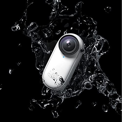 Small Action Camera, 1 oz, Waterproof, with Charge Case and Wearable Camera Accessories D60646