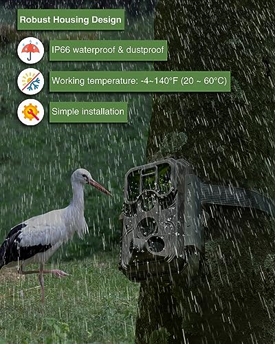 48MP 1296p Trail Camera with Night Vision K314