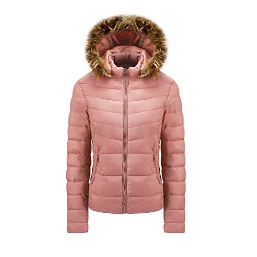 Women's Winter Puffer Jacket Quilted Lightweight Hooded Coat G203100
