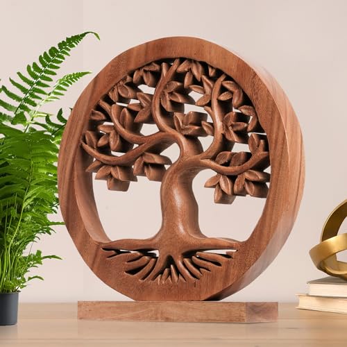 Solid Wood Tree of Life Sculpture Y52842