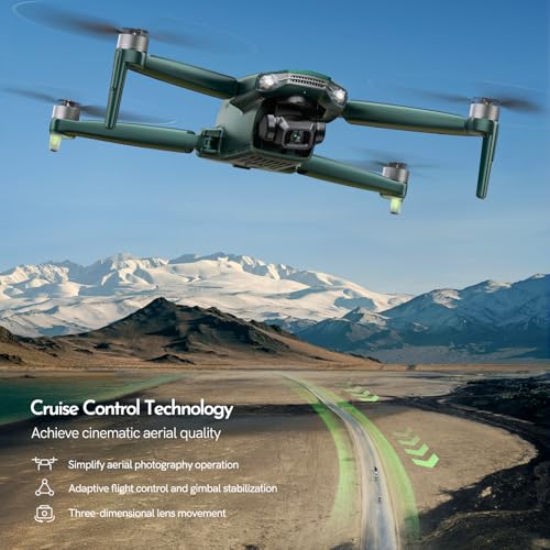 6K Drone with Camera, 4K/30fps Video, 3-Axis Brushless Gimbal, 70mins Flight Time with 2 Batteries, 10000ft Long Range F369008