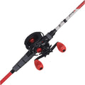 Black Max Low Profile Baitcast Reel and Fishing Rod Combo N842533