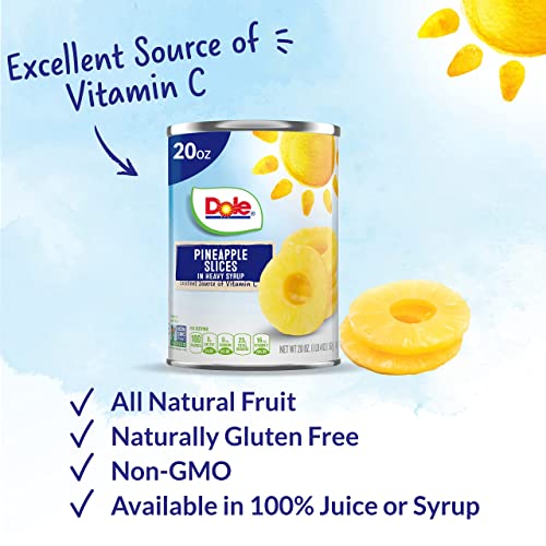 Pineapple Slices in Heavy Syrup, 8.25 Oz, 12 Count X21518