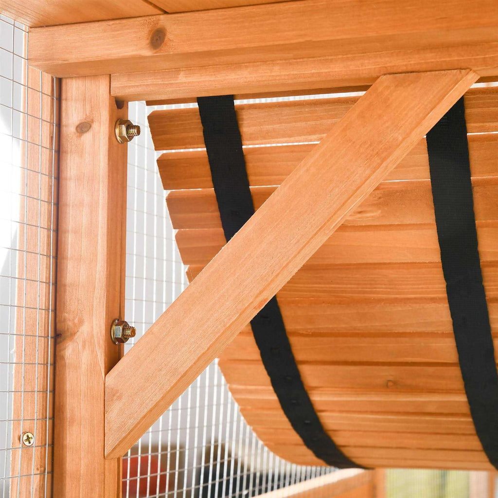 Outdoor Cat House Wooden Catio J908