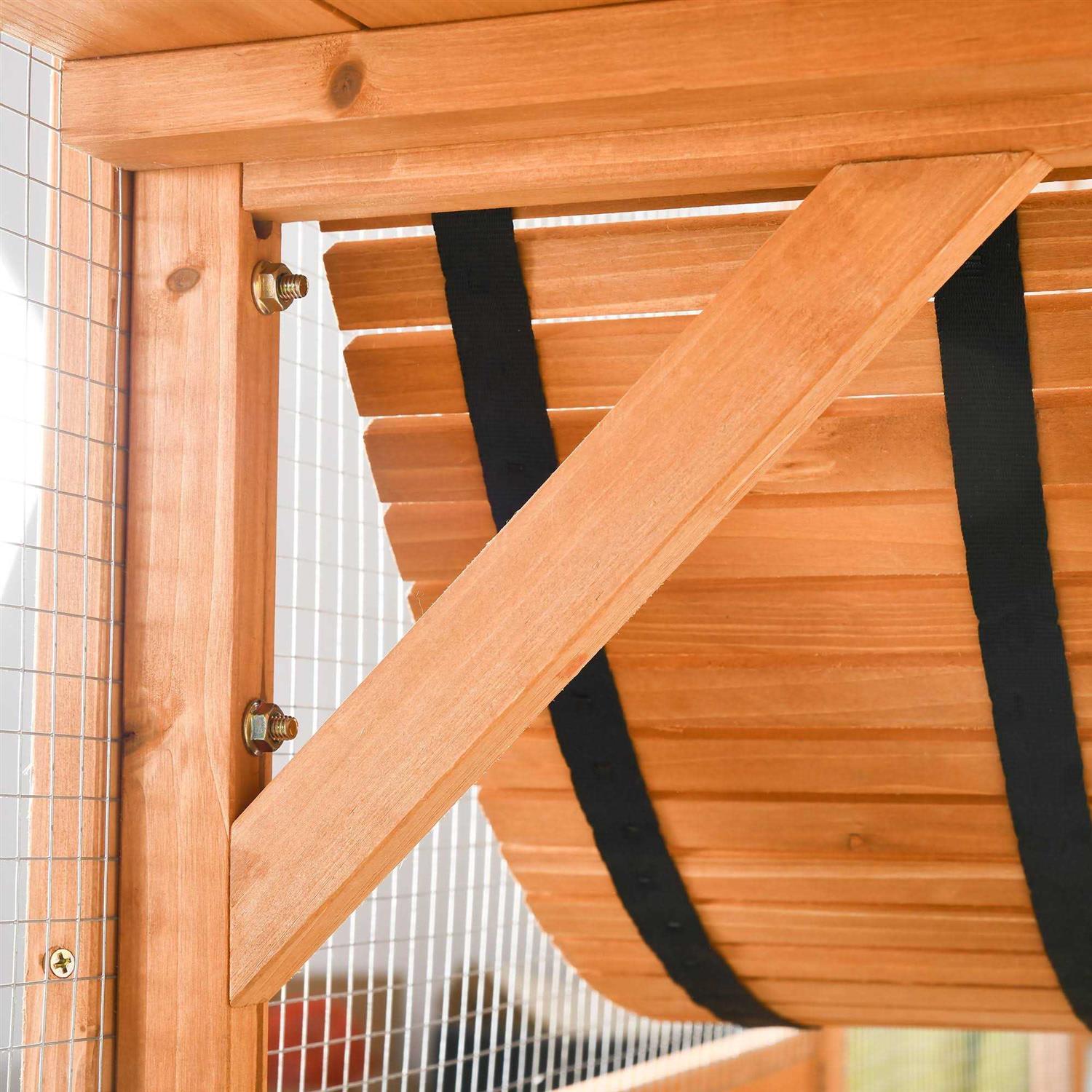 Outdoor Cat House Wooden Catio J908