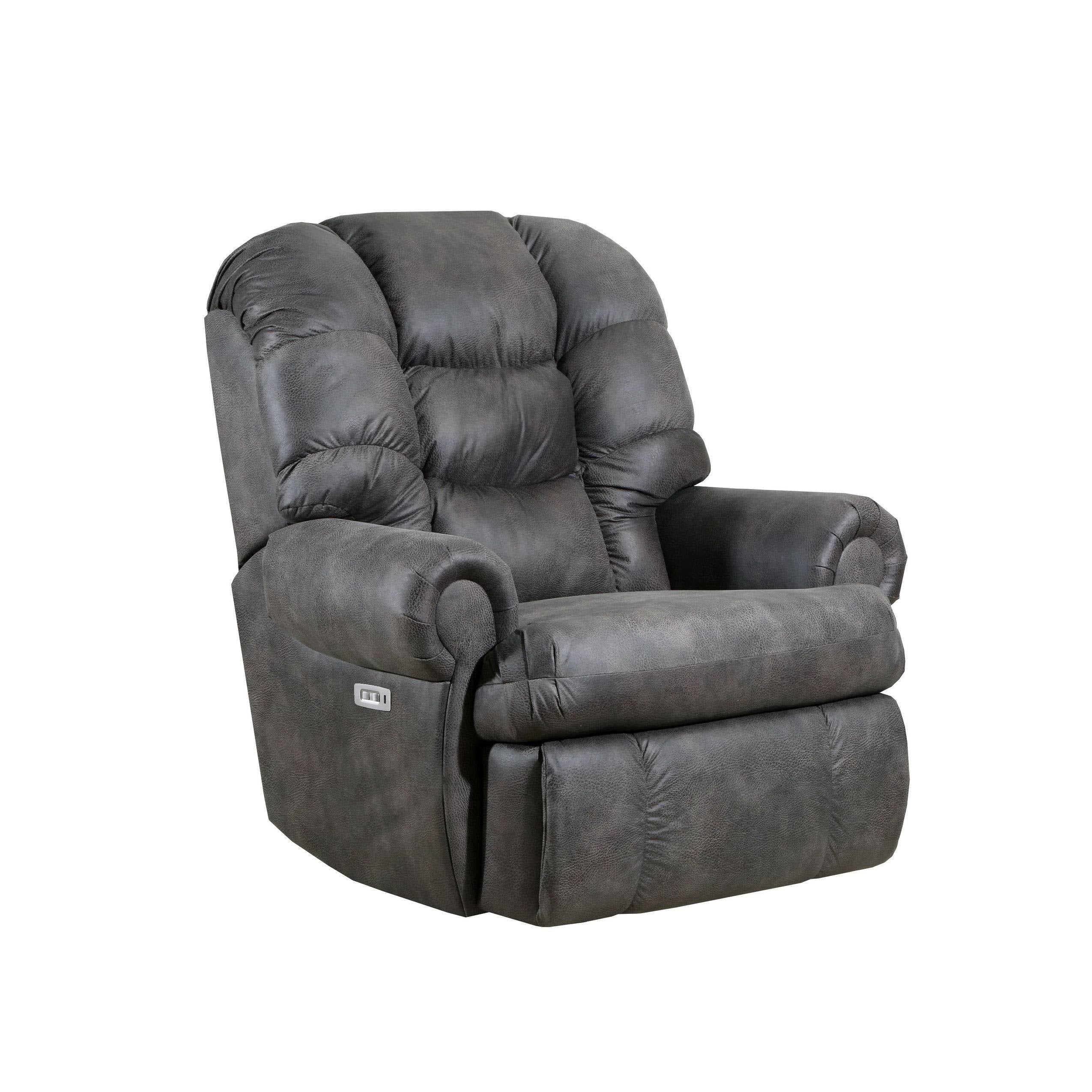 Charcoal Power Wallsaver Recliner with Heat & Massage R31048