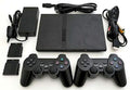 PS2 Slim Gaming Console with 2 Wireless Controllers E611057