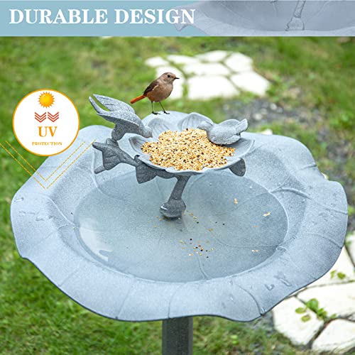 Grey Antique Large Birdbath F181199
