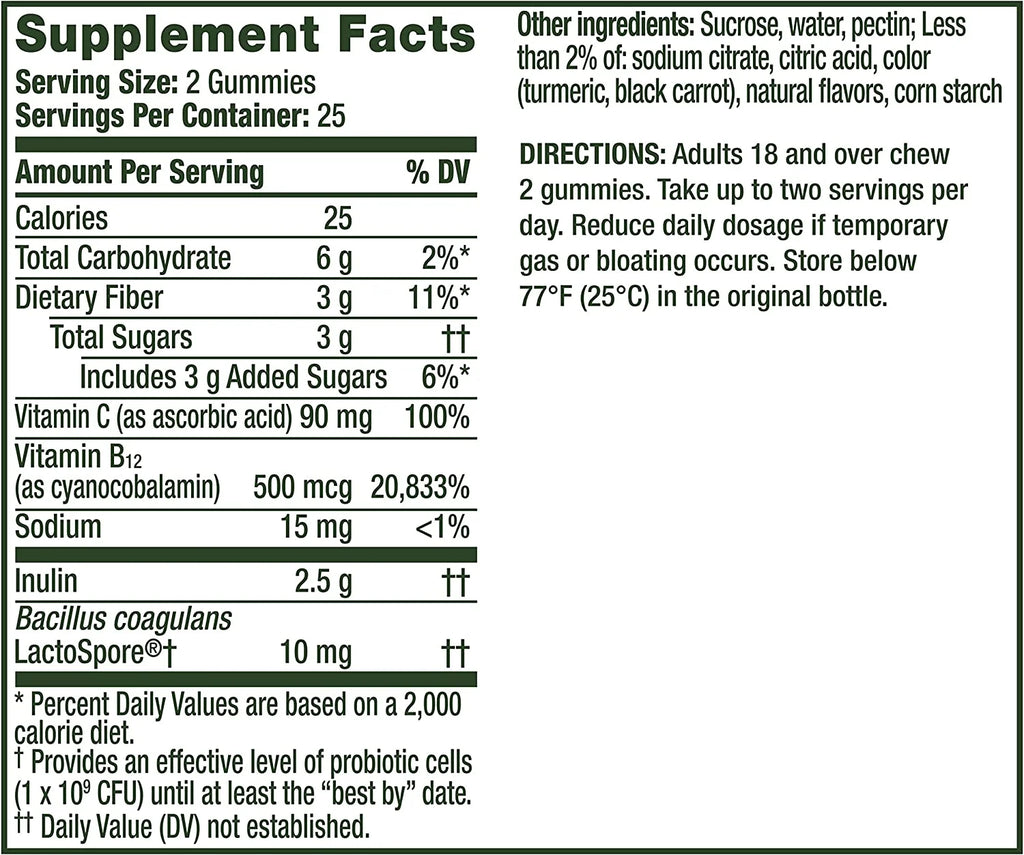 Probiotic Gummies, Citrus Flavor, 50 Gummies J502