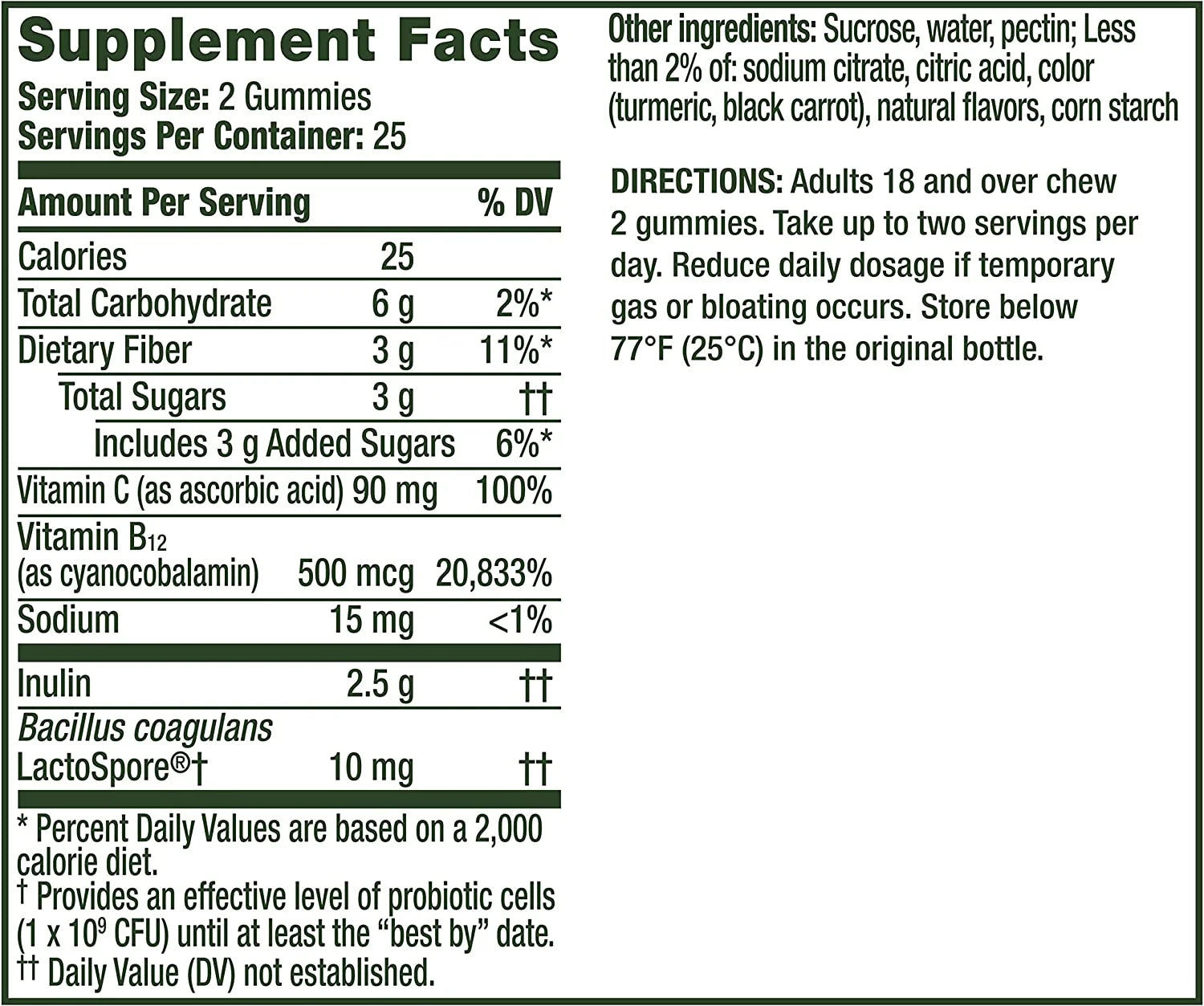 Probiotic Gummies, Citrus Flavor, 50 Gummies J502