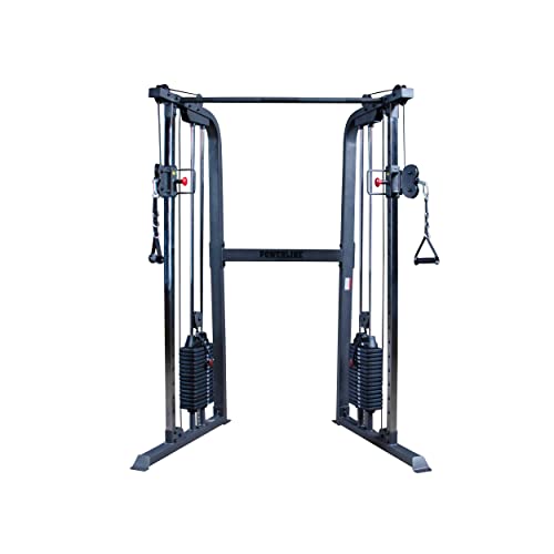 Cable Crossover Exercise Machine with Dual Weights Stack O6412
