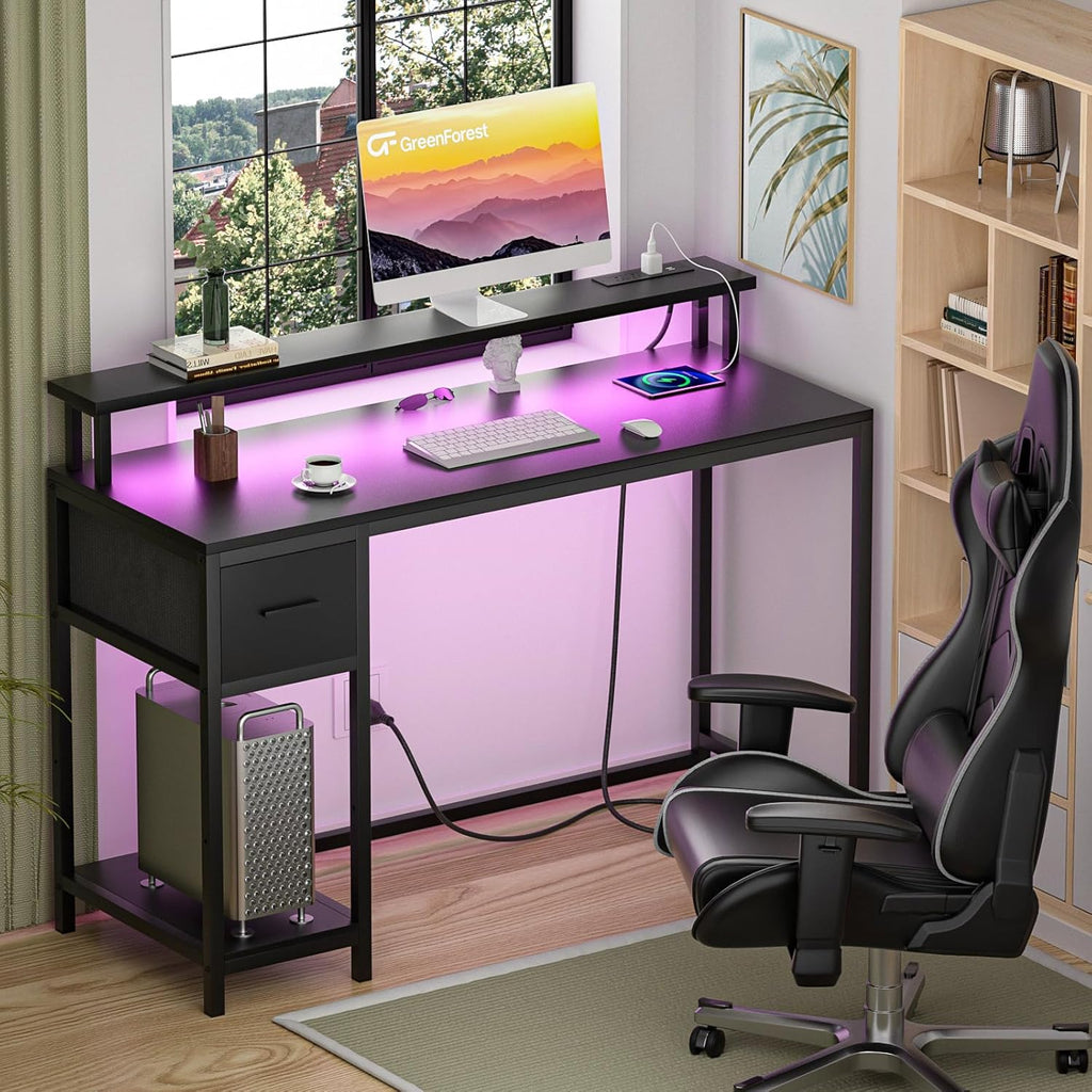Folding Desk with Drawers T813