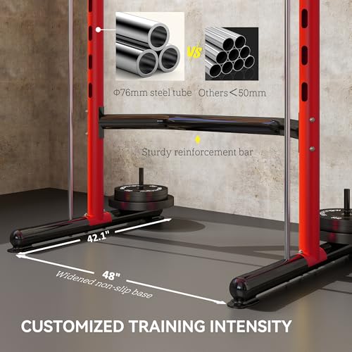 Adjustable Power Rack with Pull-Up Bar W2482
