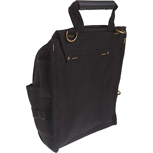Black Zippered Electricians Tool Pouch, 21 Pocket N531